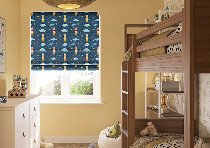 Blast Off, Spacebound - Roman Blind - Image 3
